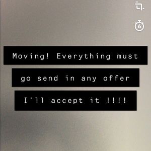 I WILL ACCEPT ANY OFFER !!!!!!!